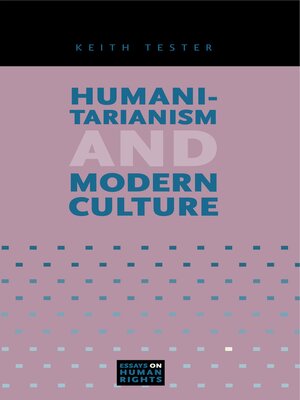 cover image of Humanitarianism and Modern Culture